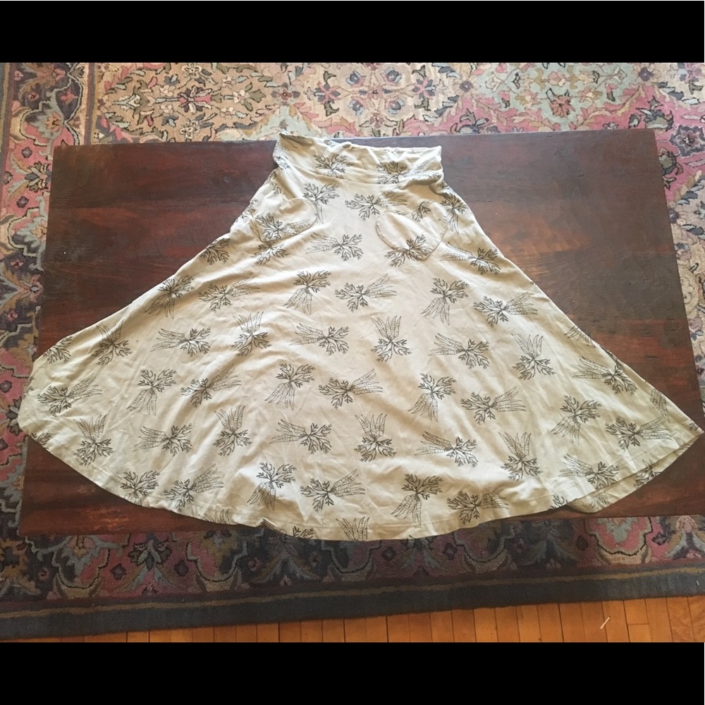 Anthropologie Midi skirt